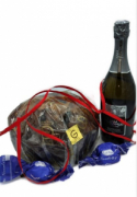 CESTO REGALO PANETTONE GRAZIOLI E PROSECCO VALDOBBIADENE